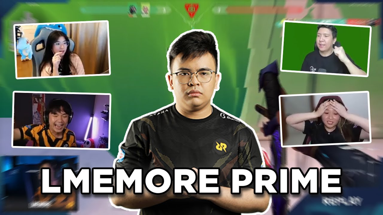 STREAMER REACTION RRQ LMEMORE QUADKILL ON RETAKE