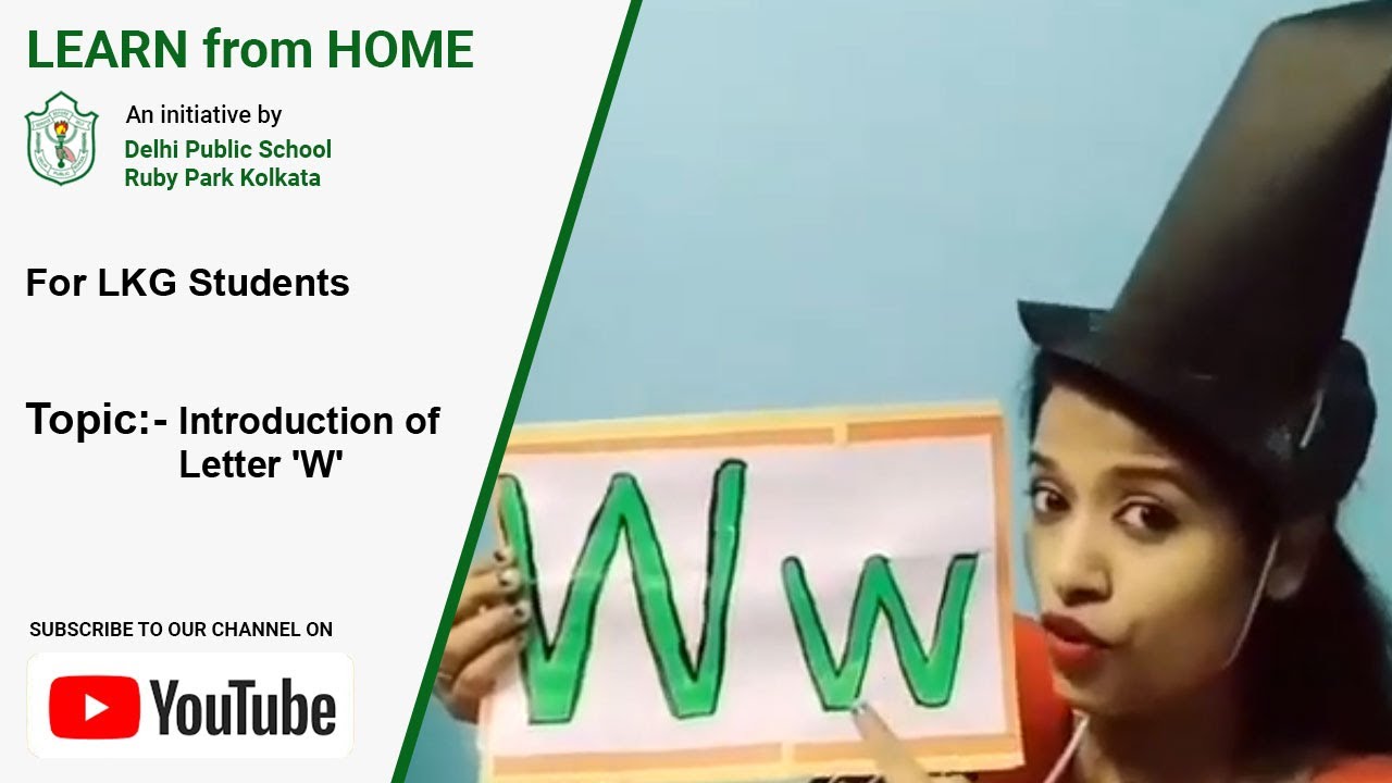 LKG | Introduction of Letter 'W' | Alphabet Writing | DPS Ruby Park, Kolkata