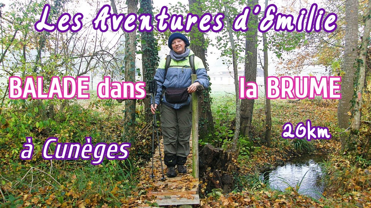 Cun&egrave;ges 19km dans la brume