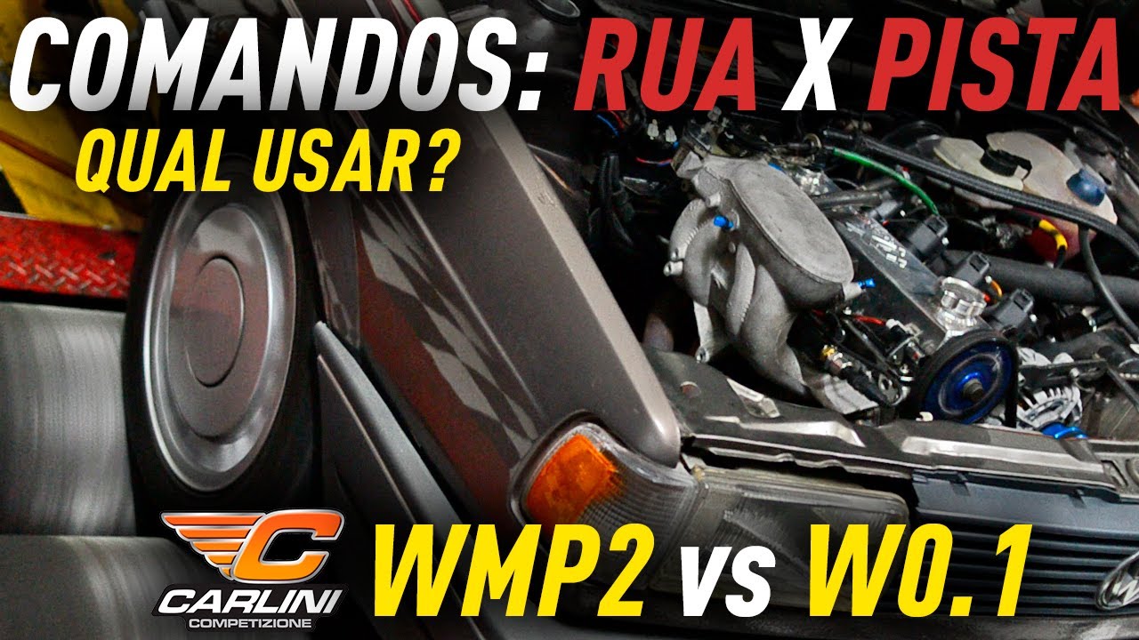 COMANDO WMP DE PISTA VS W0.1 DE RUA - QUAL É MELHOR PARA MOTOR AP ASPIRADO? TESTAMOS NO DINAMOMETRO!