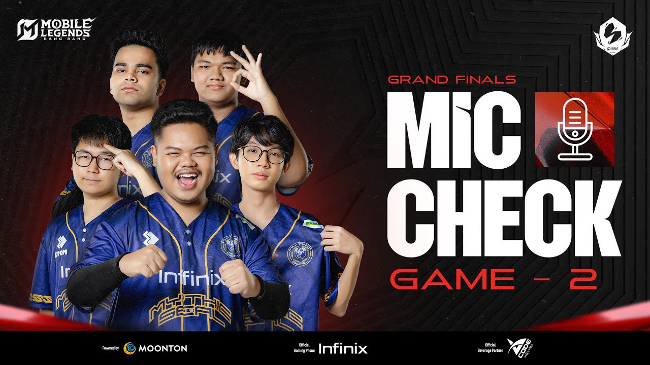 🔴 Grand Finals Mic-Check | Game 2 | EP - 1
