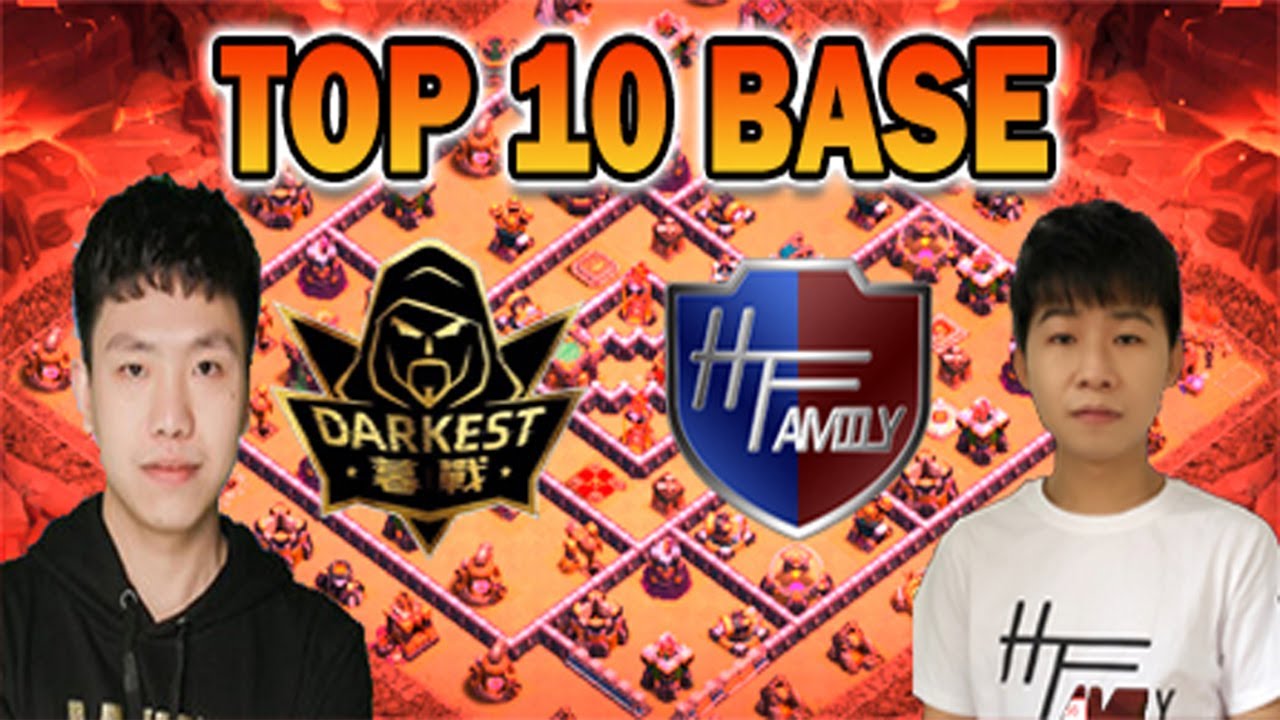 Top 10 TH14 War Base with Link | Darkest MuZhan vs H.T Family Bases and NGT Legends vs K.O.G Bases