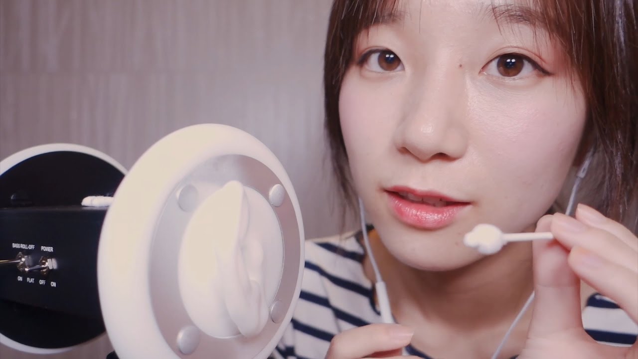 ASMR Korean 속삭이며 귀 닦아드리구 면봉으로 귀청소 해드릴게요 / Ear Cleaning / Whisper
