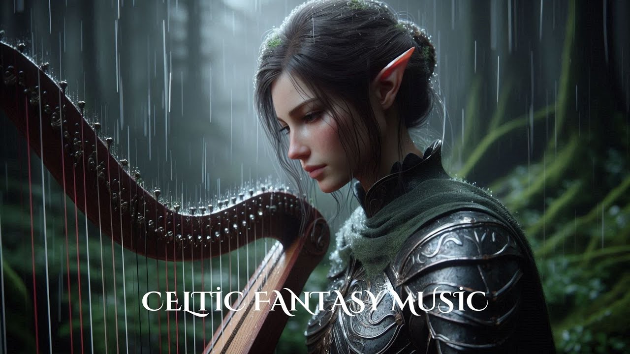 Deep Bass Fantasy Music | Elven Harp in a Dark Forest (Epic Atmospheric Relaxing)