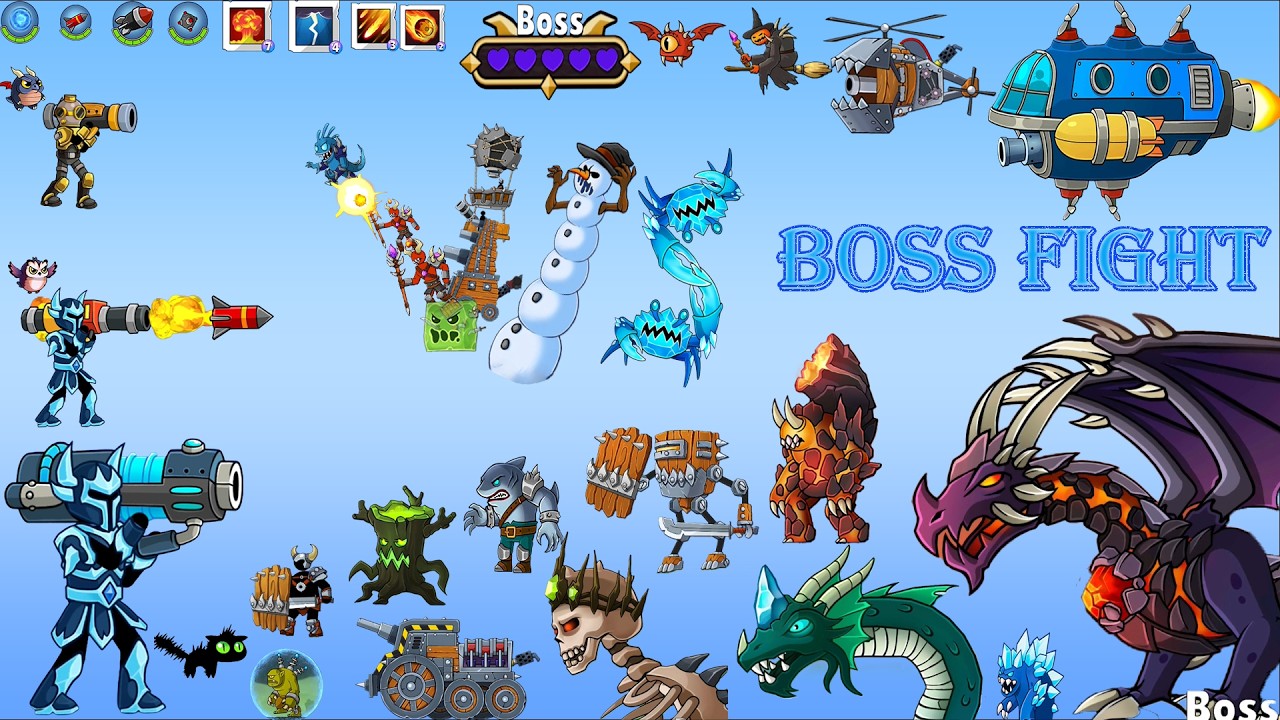 Only all boss fight in Boom stick game by @Kidilaska Gamer