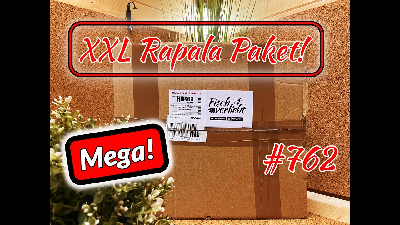 Wow! Paket von Rapala mit neuem Köder und viel zu entdecken!