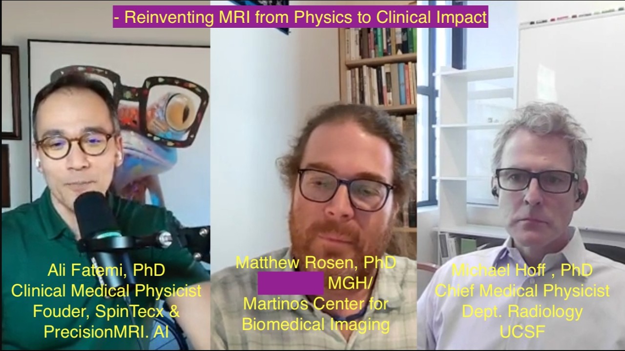 AI, Low-Field MRI & Quantitative Imaging | Smart Medicine Podcast with  Matthew Rosen & Michael Hoff