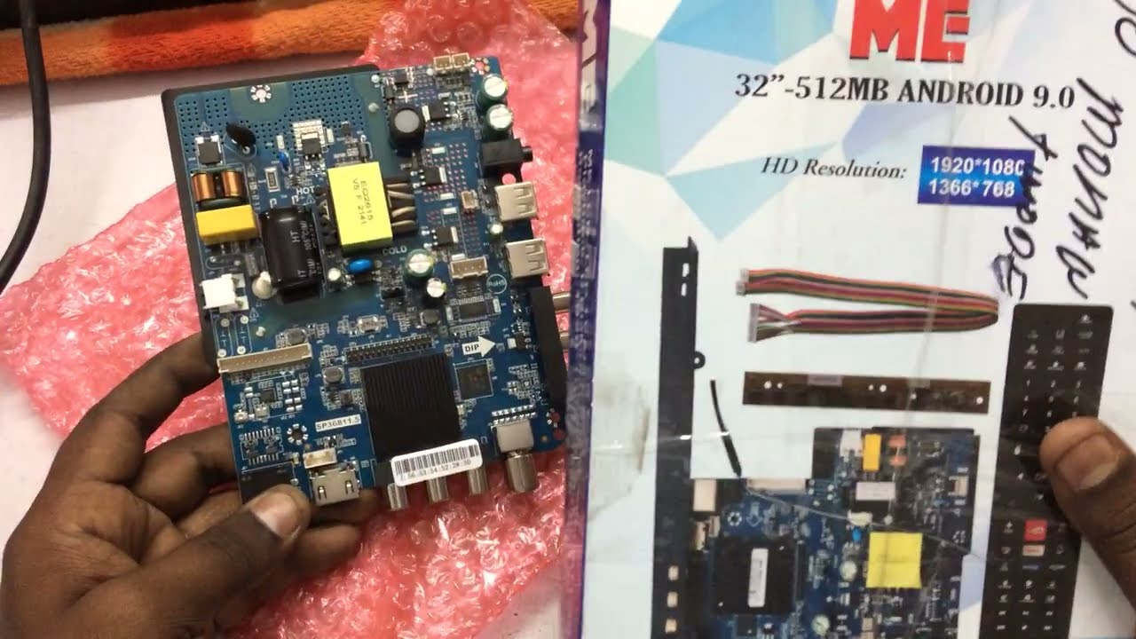 32'' led android board details in tamil