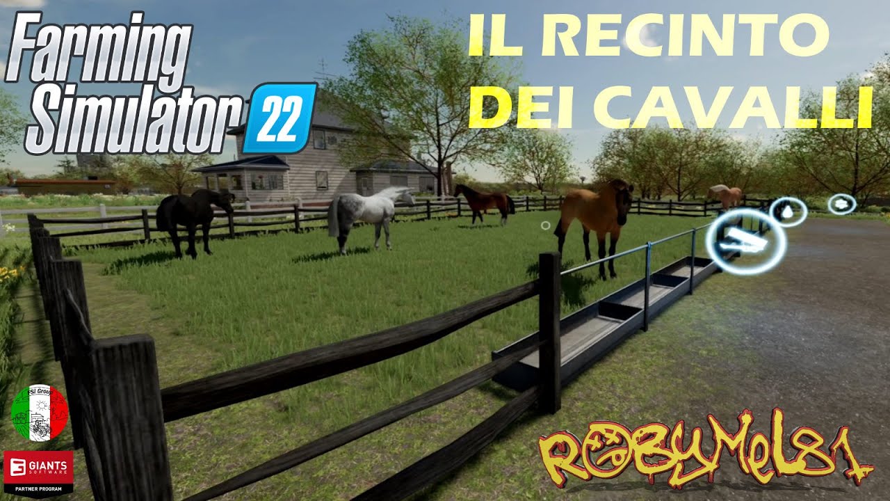FARMING SIMULATOR 22 - ITA - MADE IN USA - 11 - Il Recinto Dei Cavalli
