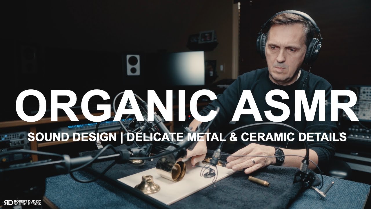 Organic ASMR Sound Design | Delicate Metal & Ceramic Details 🎧⚙️