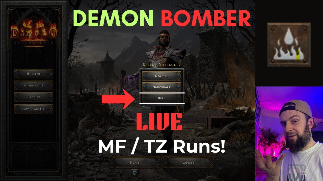 Budget Build Series - Hell MF Demon Bomber (Blood Boil) | D2R Warlock