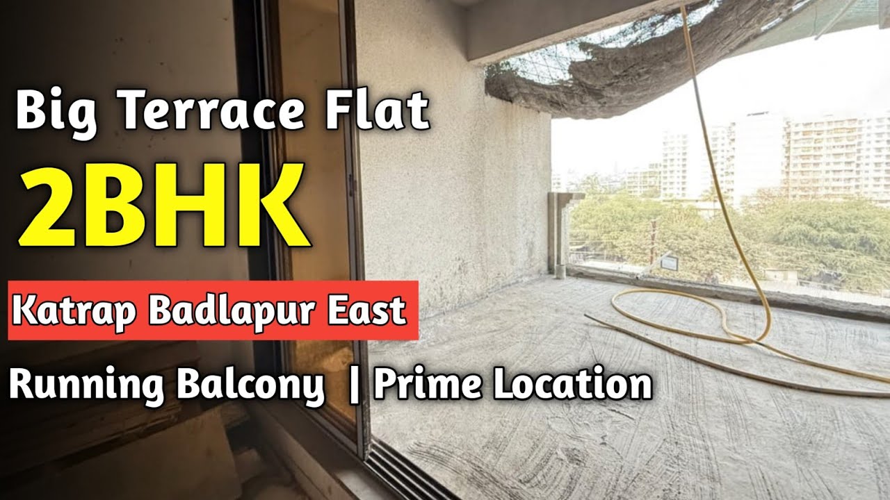 2BHK Terrace Flat | Running Balcony ￼With Prime Location | 📍Ghorpade Chowk Badlapur East 