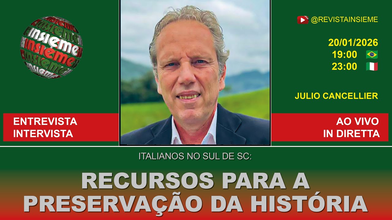 INSIEME AO VIVO | Recursos para a preservação da história