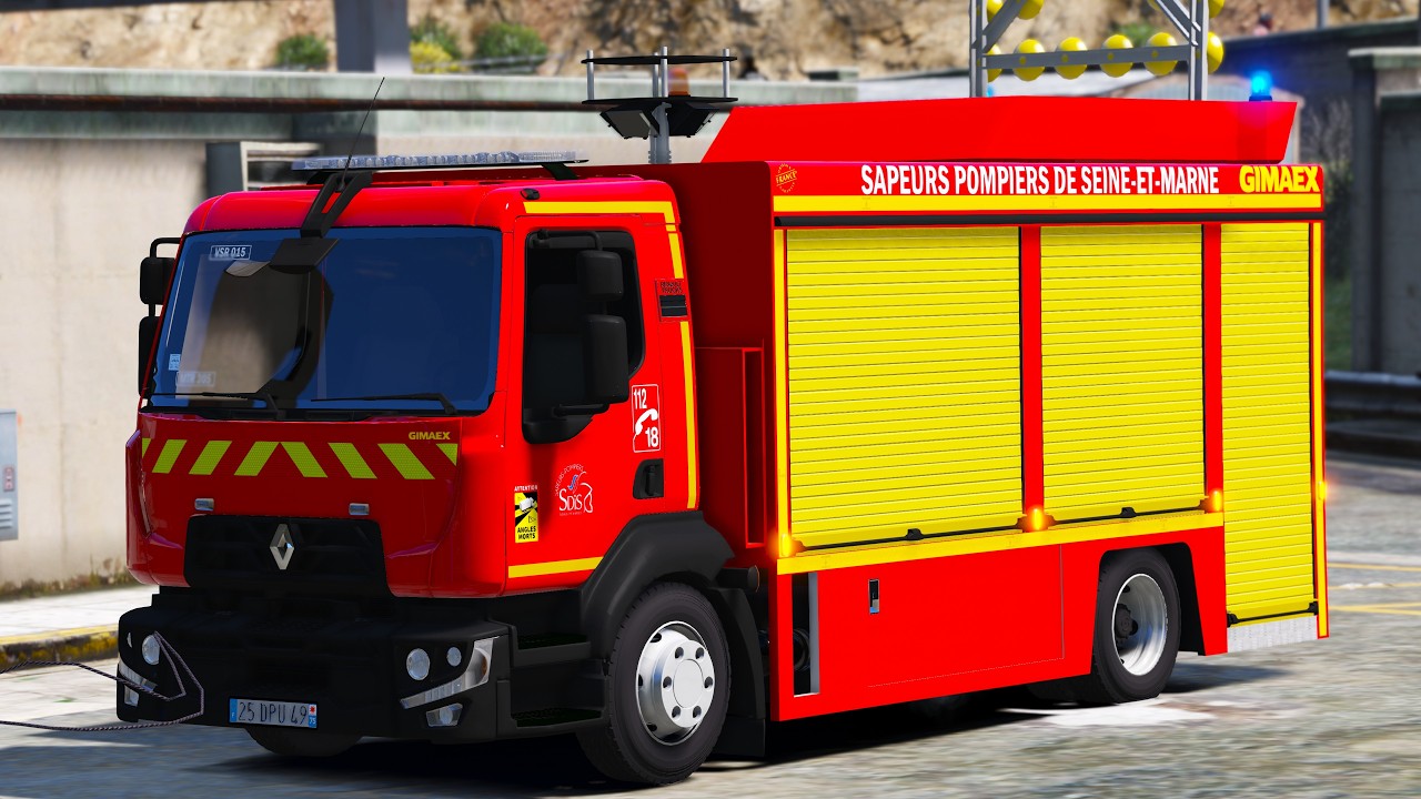 Les pompiers reçoivent leur nouveau camion de secours routier | GTA 5