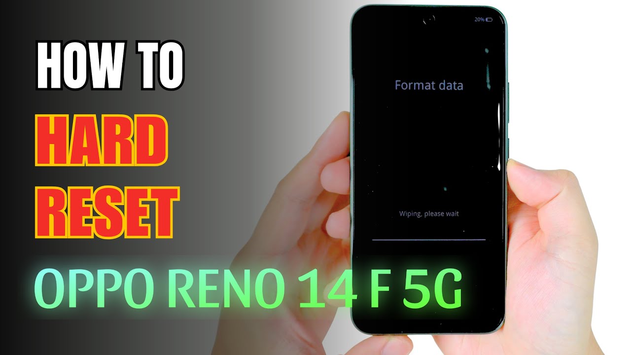 How to Hard Reset OPPO Reno 14F 5G | Removing Password Unlock