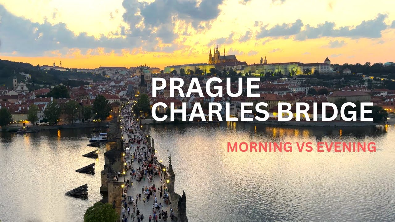 Prague: Charles Bridge - Morning vs. Evening | What to Expect!