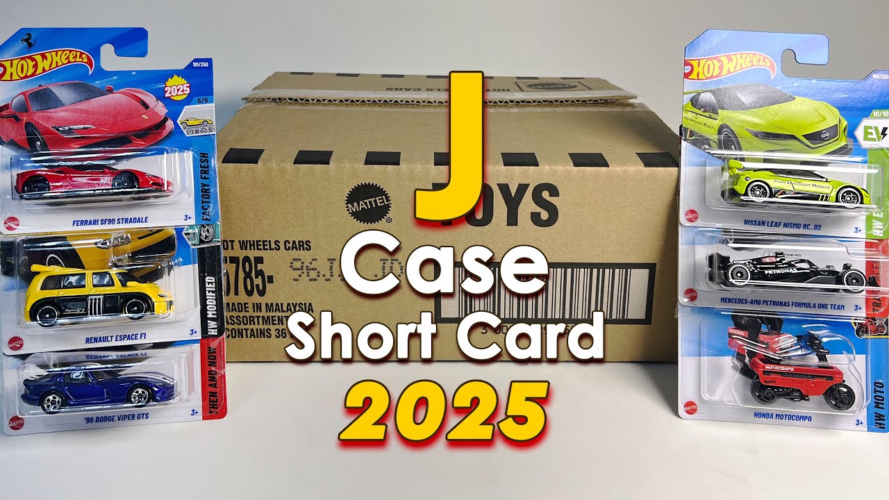 Revealing RTH!! Hotwheels Short Card - Case J