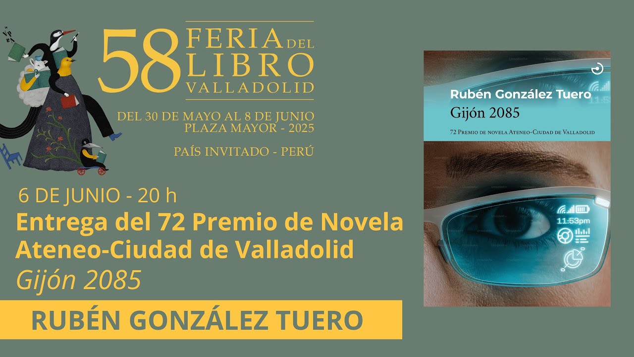 Entrega del premio 72 edición del Premio de Novela Ateneo-Ciudad de Valladolid