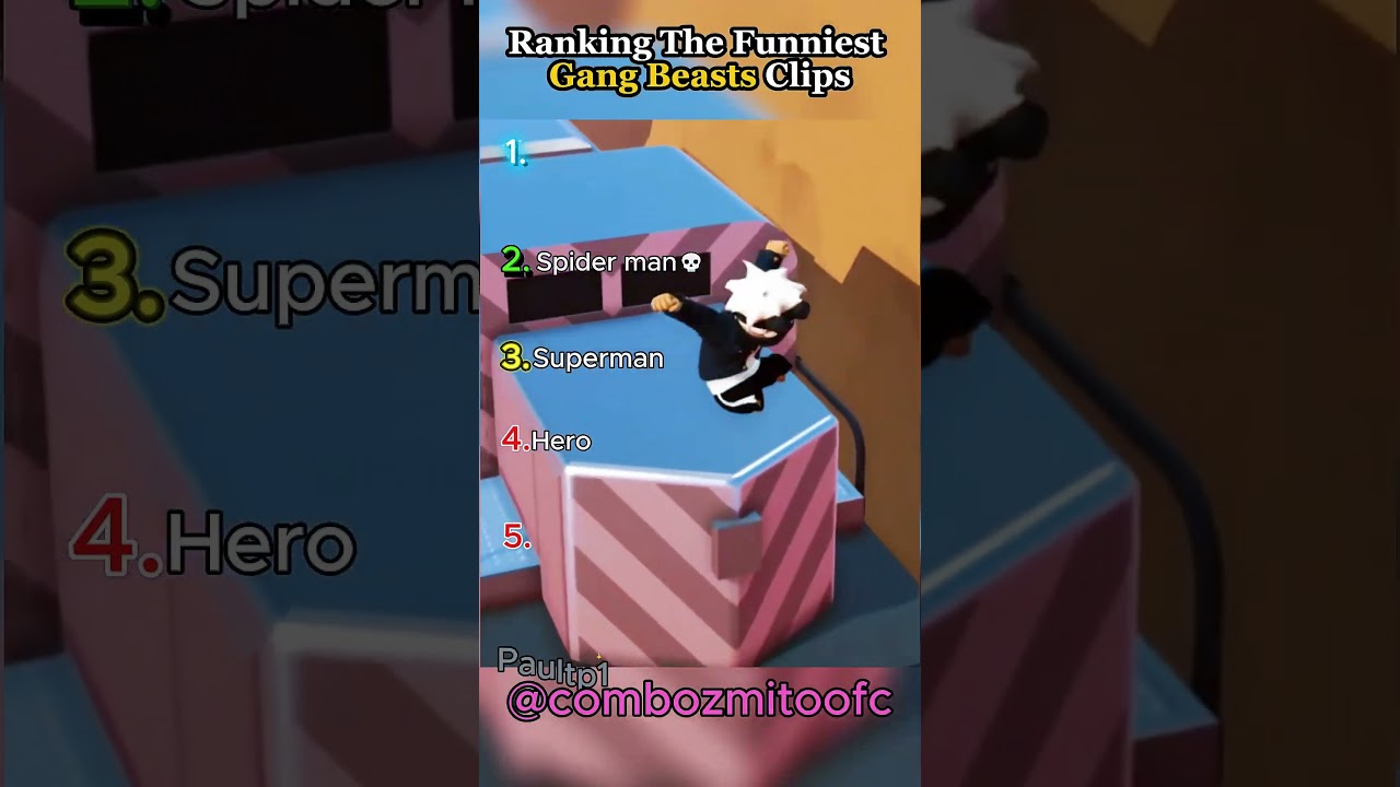 Ranking The Funniest Gang Beasts Clips 😂 #gaming