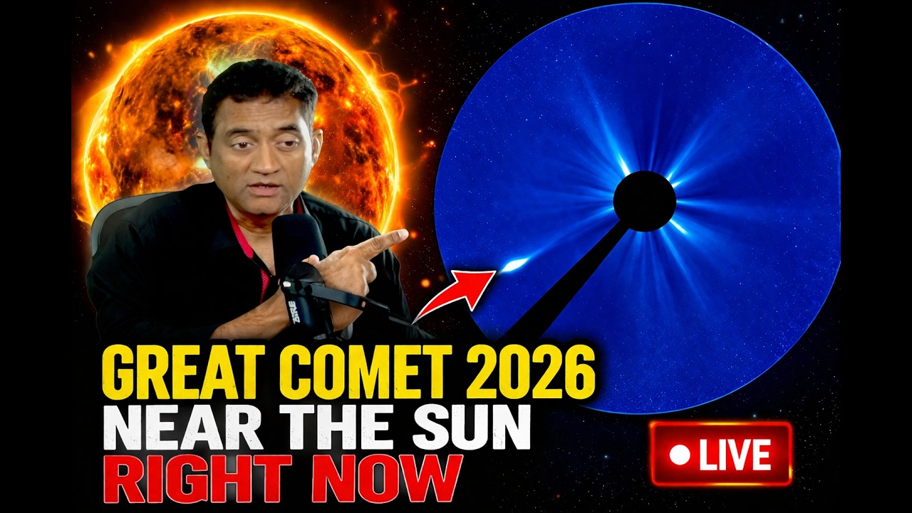 LIVE: Great Comet 2026 Near the Sun Right Now | Watch It Live