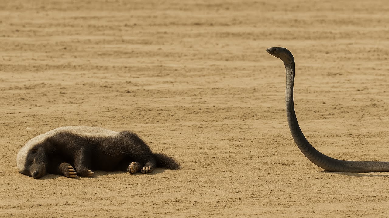 &iexcl;Adivina que pas&oacute; cuando esta est&uacute;pida serpiente atac&oacute; a un tej&oacute;n de miel!
