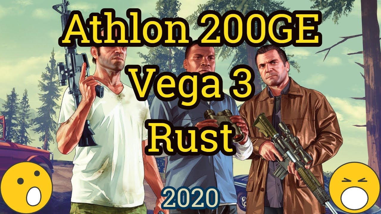 Athlon 200GE + Vega 3 = GTA V
