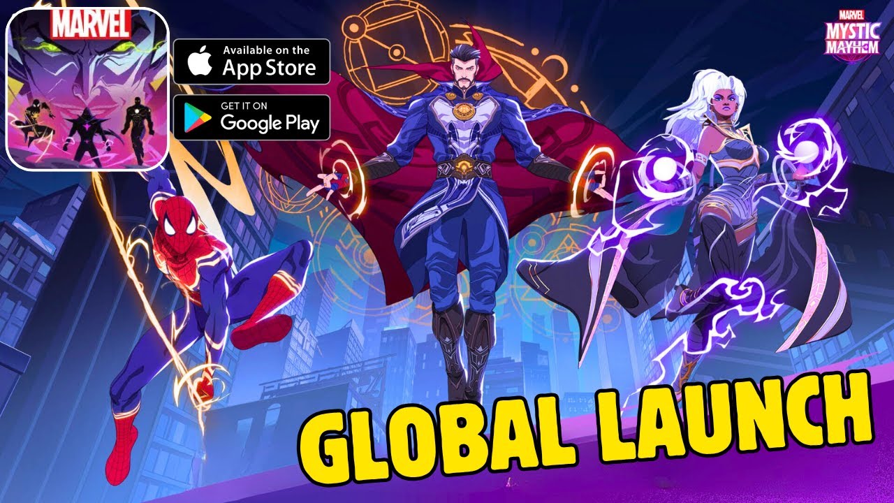 MARVEL Mystic Mayhem | GLOBAL LAUNCH -Gameplay (Android, iOS)