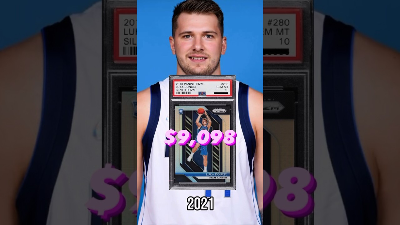 Luka Doncic silver prizm values over the years. 😳