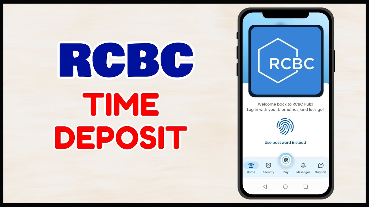 RCBC Time Deposit Online - How to Invest Time Deposit RCBC?