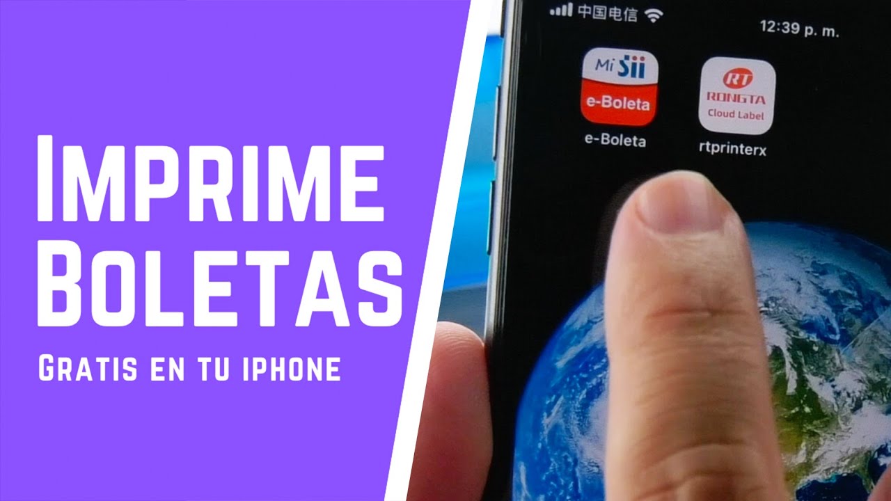 Imprimir boletas electrónicas sii desde iPhone e-boleta en impresora térmica 58mm (Nuevo Método)