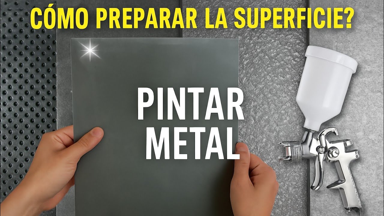Como pintar sobre Metal - preparar la superficie/Aerografia