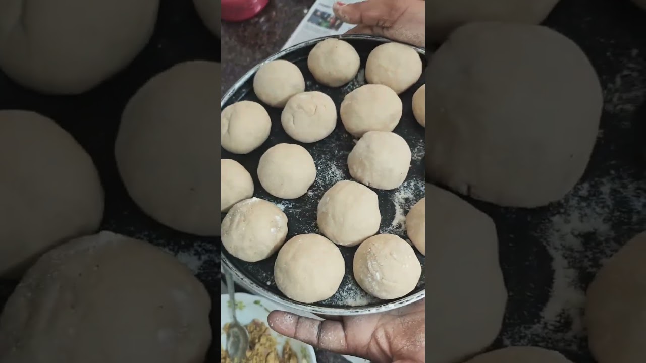 Delicious Litti ( sattu baati) in the oven easily made at home 