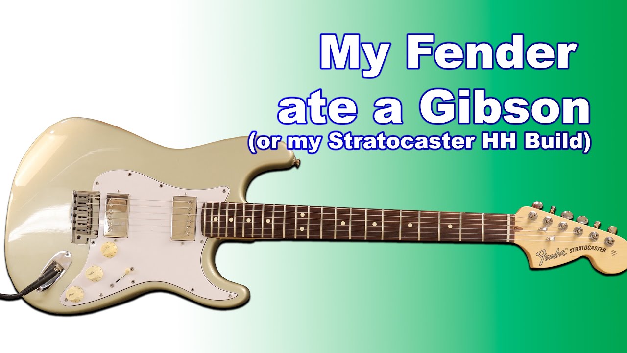 Stratocaster Dual Humbucker #fender #fenderstratocaster  #humbucker  #seymourduncan
