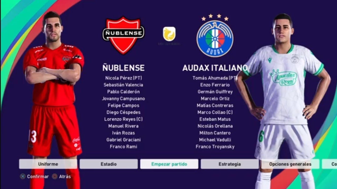 Chile Pes Aura Ps4 / Ñublense vs Audax Italiano /Liga Itau 2026