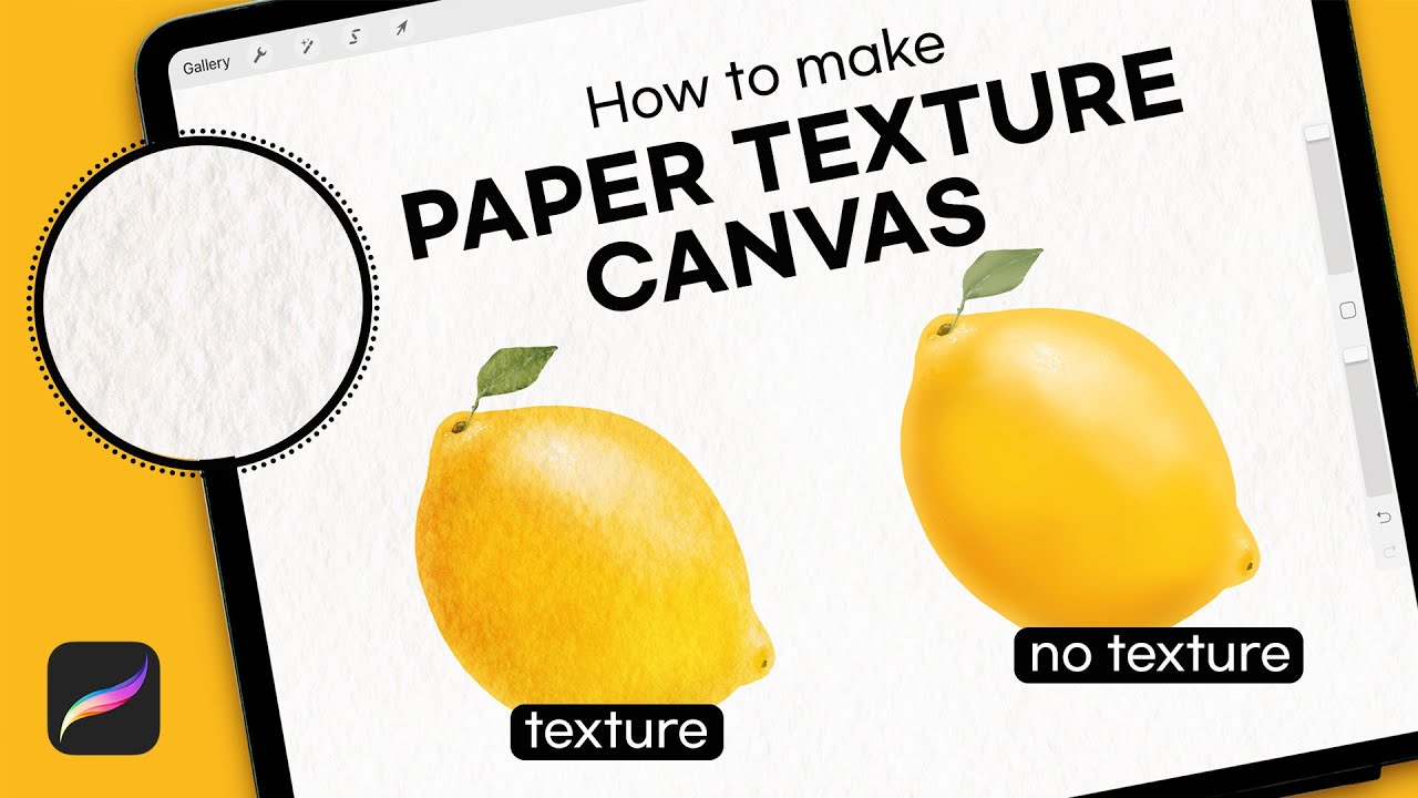 How to make paper texture canvas in Procreate l 프로크리에이트에서 종이 질감 캔버스 만들기