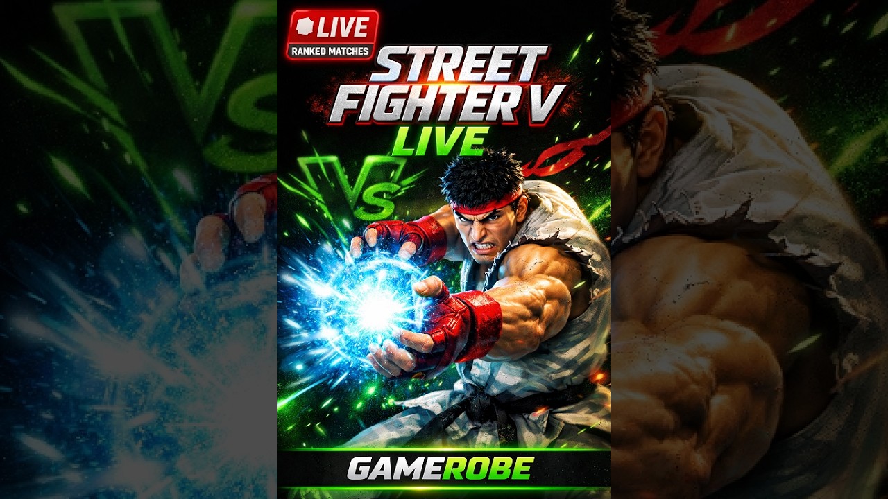 Street Fighter 5 LIVE 🔥 Ranked Matches & Clutch Comebacks | Gamerobe