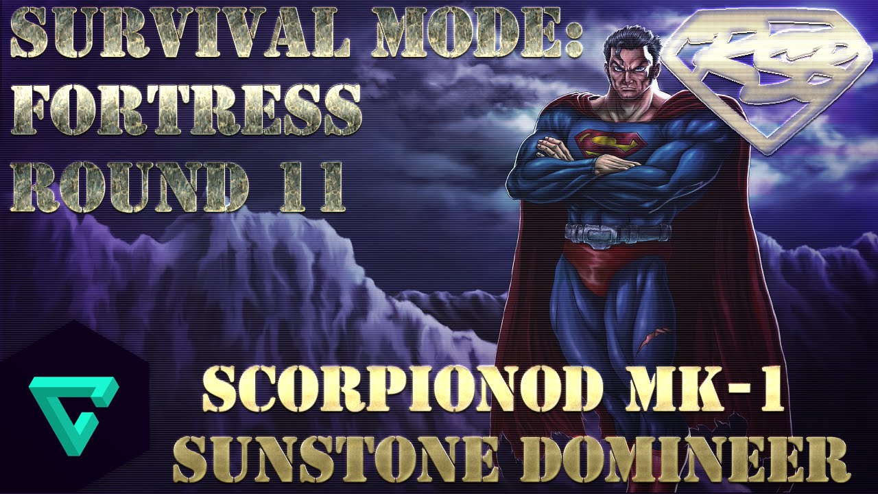 DCUO: Survival Mode: Fortress Round 11 - Scorpionod MK-1 & Sunstone Domineer