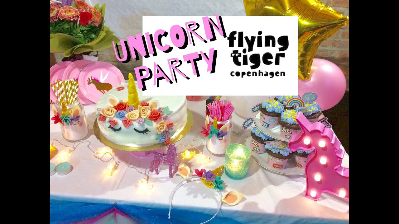 Festa a tema unicorno: torta, cerchietti e decorazioni di Tiger !