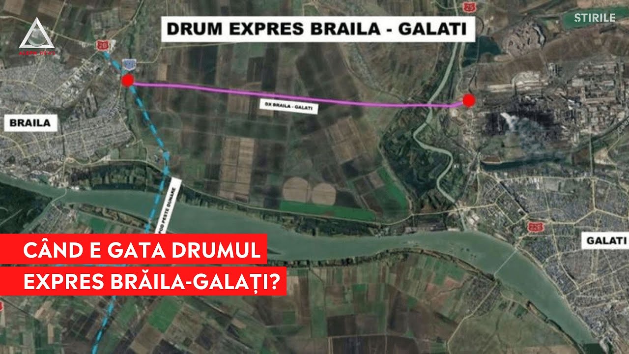 ATENȚIE: Drumul expres Brăila-Galați va fi gata de abia la finalul anului