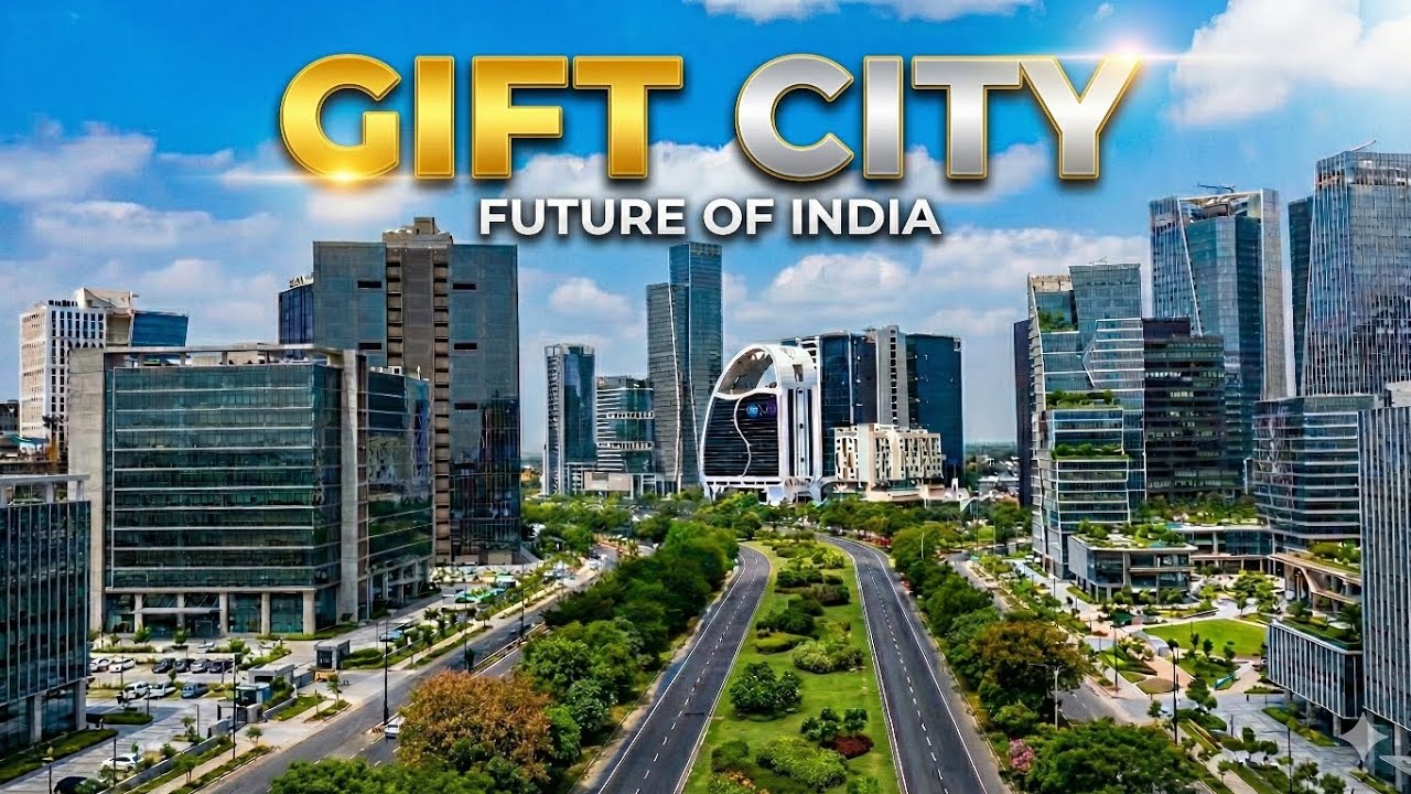 GIFT City 🇮🇳 | India’s Global Financial Hub | Modern AI Generated HDR City #giftcity #dholera #india