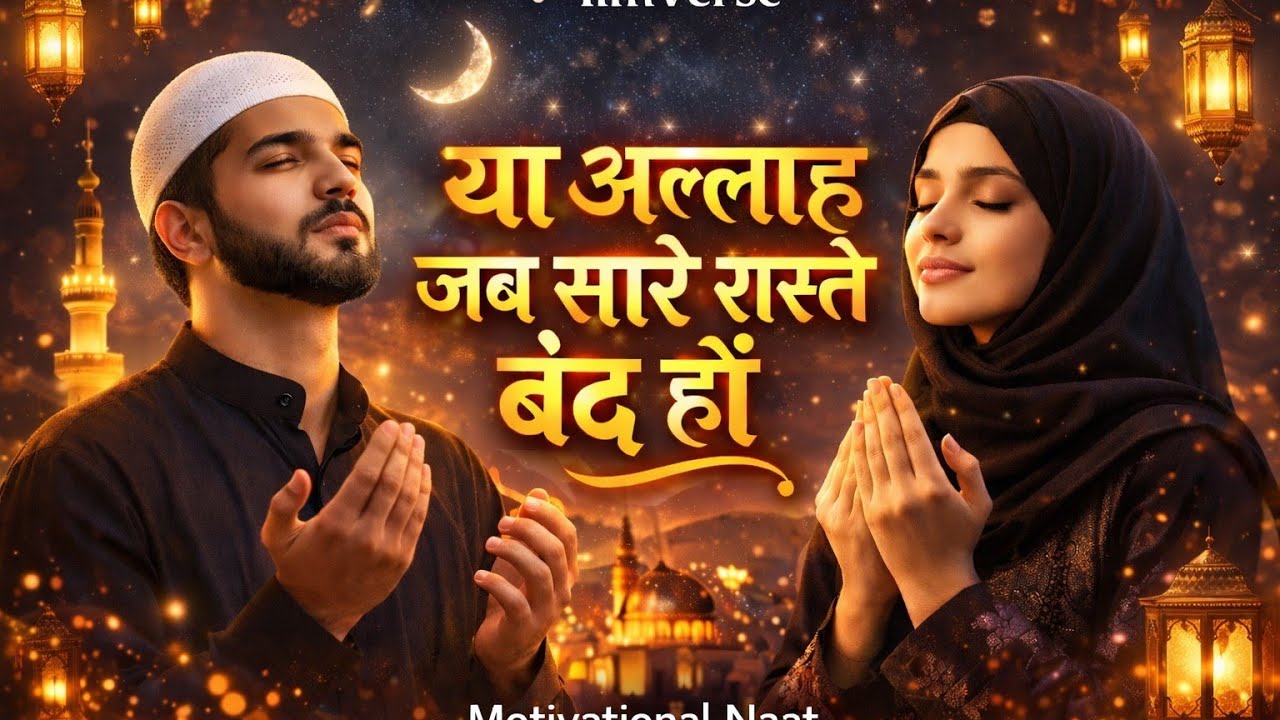 🔥 YA ALLAH 🤲 Jab Sare Raste Band Ho | Emotional Ramadan Naat 2026 🌙💫