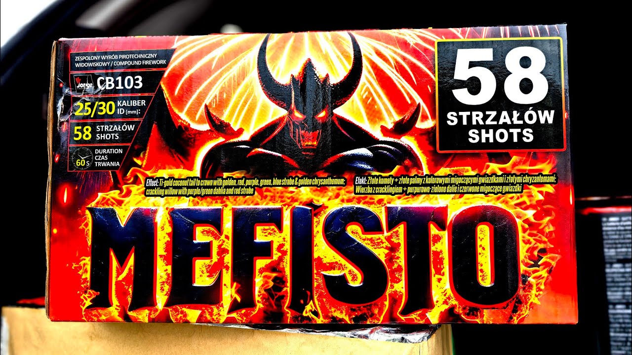 Wyrzutnia Mefisto CB103 Jorge Fireworks Test Recenzja Fajerwerków 