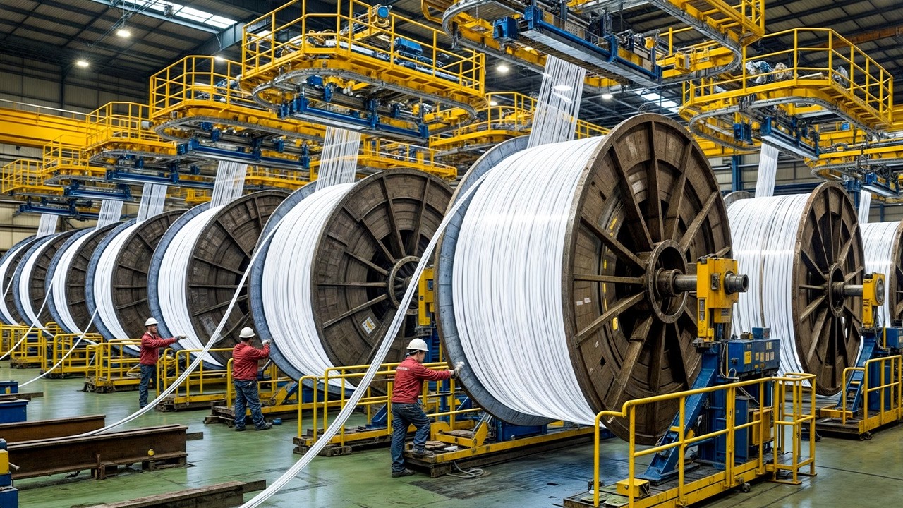 How It's Made: Fiber Optic Cable (Transmits Light at 186,000 Miles/Second!)