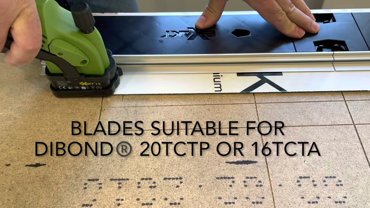 Exakt14 cutting aluminium composite