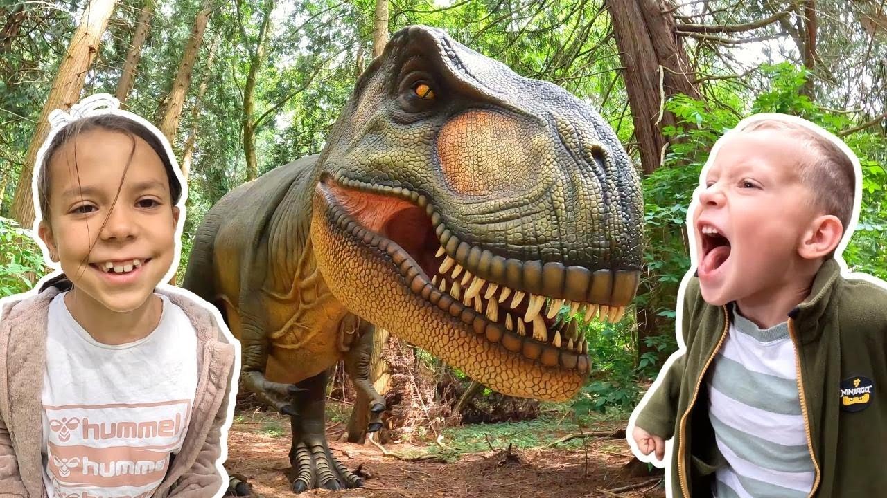 Dinosaurskoven🦕🦖 i Knuthenborg Safaripark | Villum fortæller om dinoer