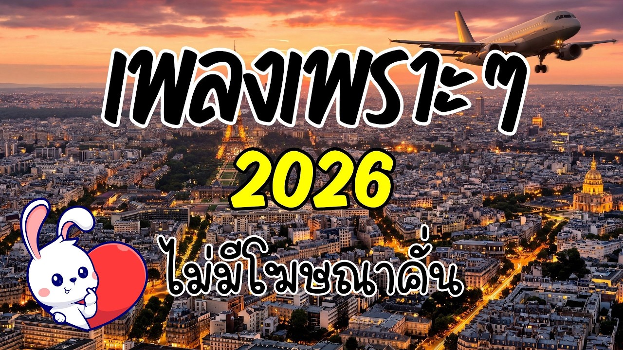รวมเพลงเพราะๆ ฟังสบาย 2026 [Vol.32] 🎧 ฟังยาวๆ ต่อเนื่อง 🎸(ไม่มีโฆษณาคั่น) | กระต่ายอ้วน ชวนฟัง 🐰