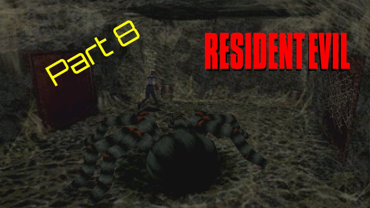 Resident Evil 1 - Jill - Part 8 - Black Tiger Spider