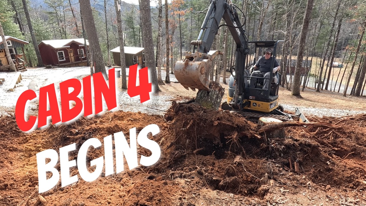 Cabin 4 Build Series | Episode 1 - Land Clearing & Site Prep in the Smoky Mountains