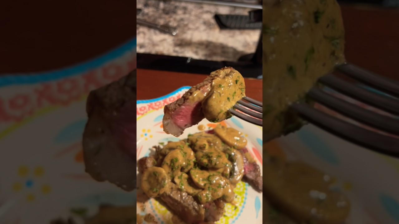 Let&rsquo;s Make Steak and Mushrooms! #steak #food #cooking #mushroom #steakdinner #steakhouse #finedining