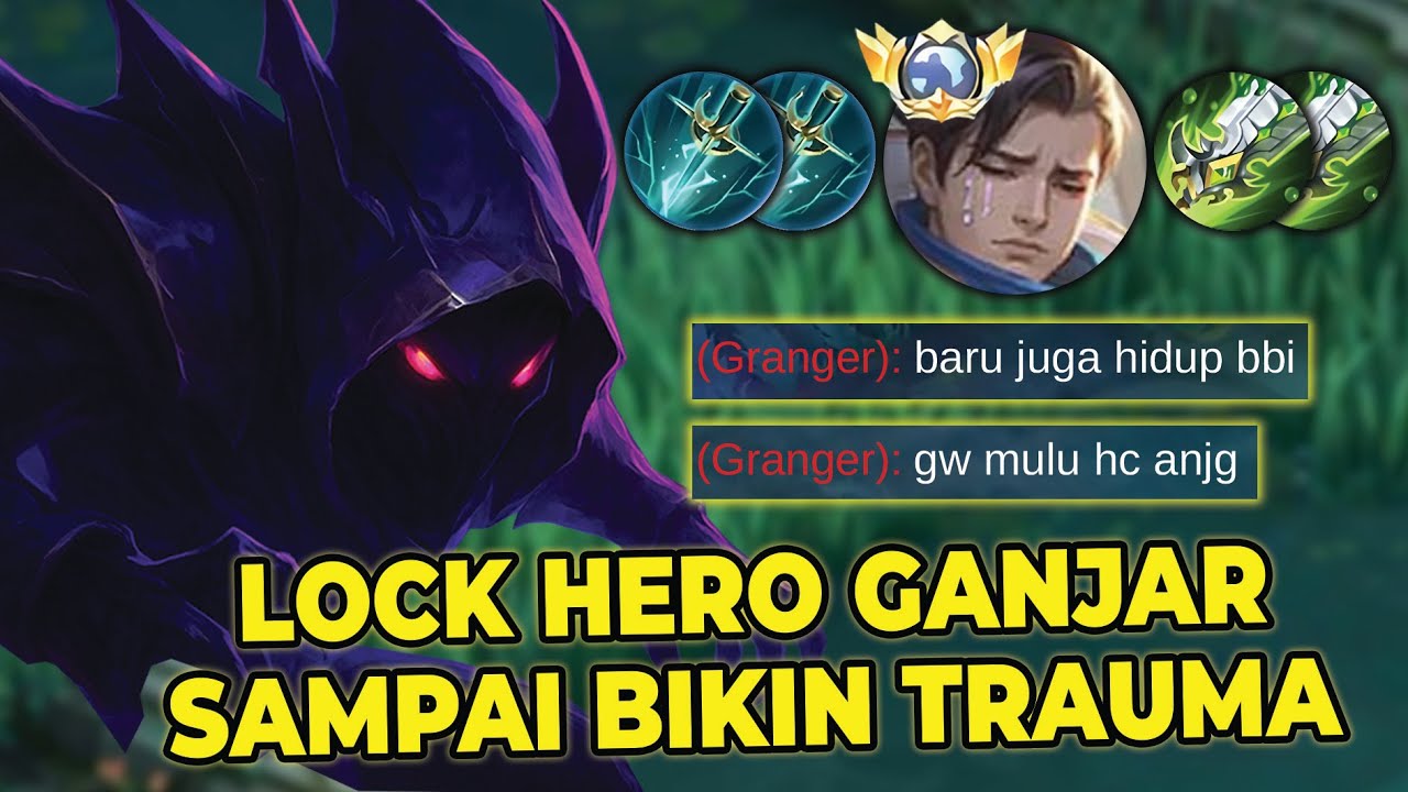 BIKIN MUSUH STRESS🔥 LOCK GRANGER SAMPAI GA BISA MAEN | TOP GLOBAL HELCURT - MLBB